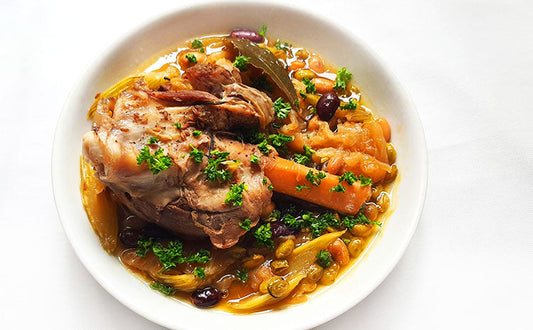 ラムシャンク(すね肉)のホロホロ煮込み