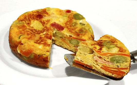 そら豆ホクホク!スペイン風オムレツ