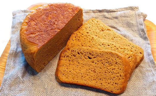 強力粉パンより70%以上糖質カット! ふすま粉パン