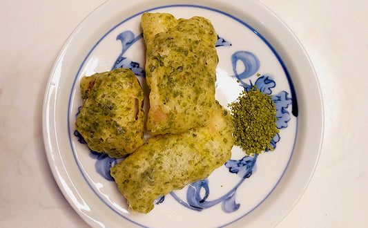 ほんのり磯の香りが漂う鱈の天ぷら