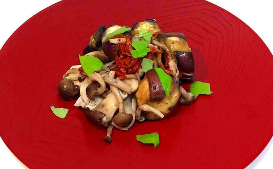 キノコの整腸常備菜でアレンジマリネ