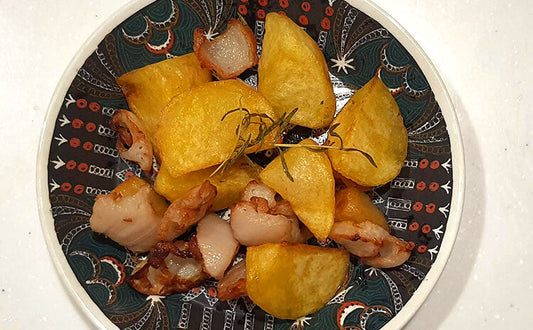 ハーブが香るフライドポテト&レンコン