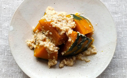 美肌を育てる蒸しかぼちゃのそぼろあんかけ