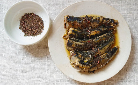 鰯の赤しそふりかけ煮