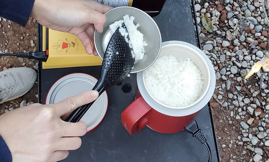 『ていとうシェフ ちびっこ』は300Wの省エネ設計だから、屋外でも普段通りの炊飯が可能。非常時だけではなく、アウトドアレジャーにも最適。