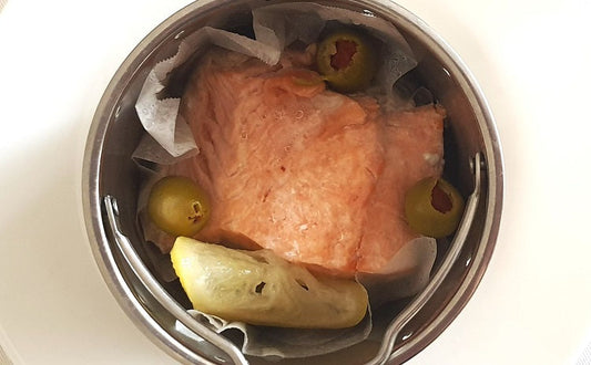 美肌＆むくみケアの蒸しサーモン