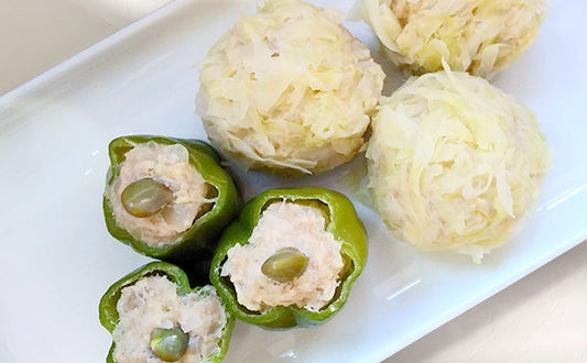 栄養満点！ ベジ皮焼売