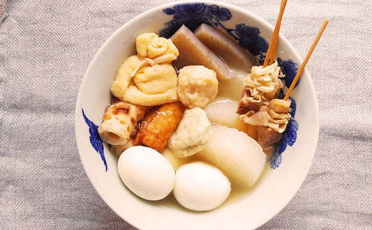 大根の下茹でなしで出汁が染みる！あったかおでん