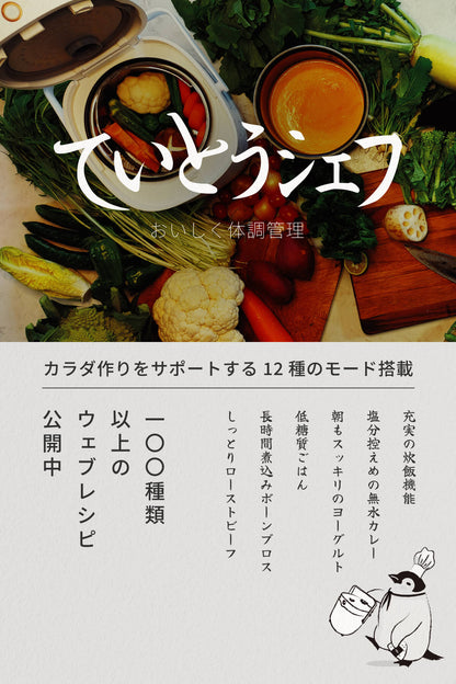 健康調理 炊飯器 ていとうシェフ r2250